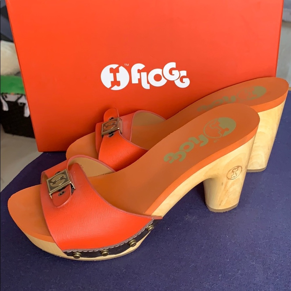 Flogg Mules, Orange Color